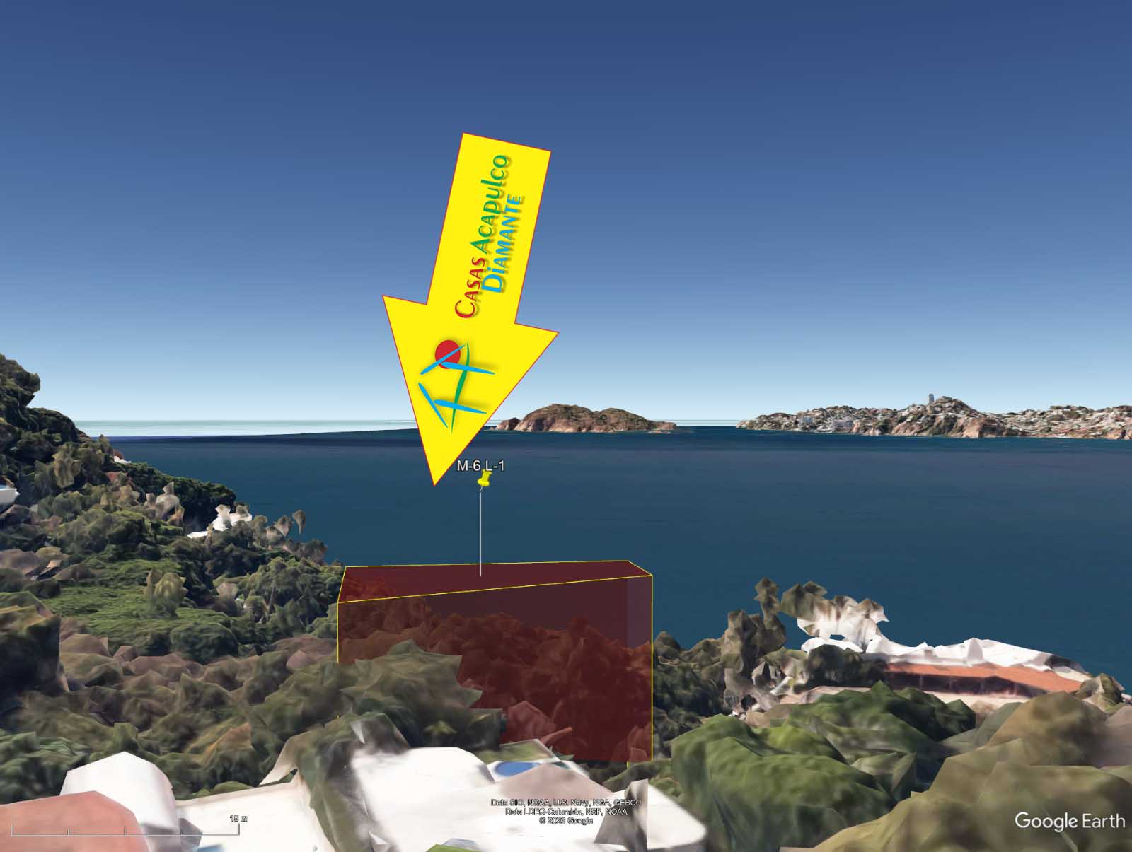 Terreno Las Brisas Manzana 6 Lote 1 - Ubicación satelital y entorno 3